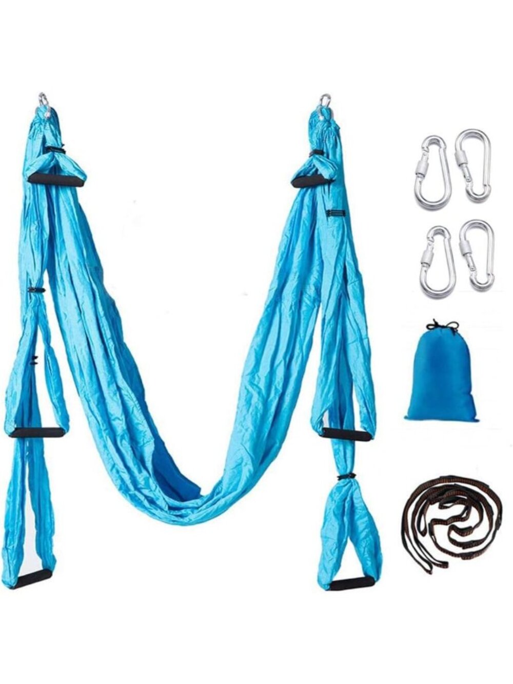Ultra Strong Aerial Yoga Swing Set - Antigravity Hammock for Inversion Exercises